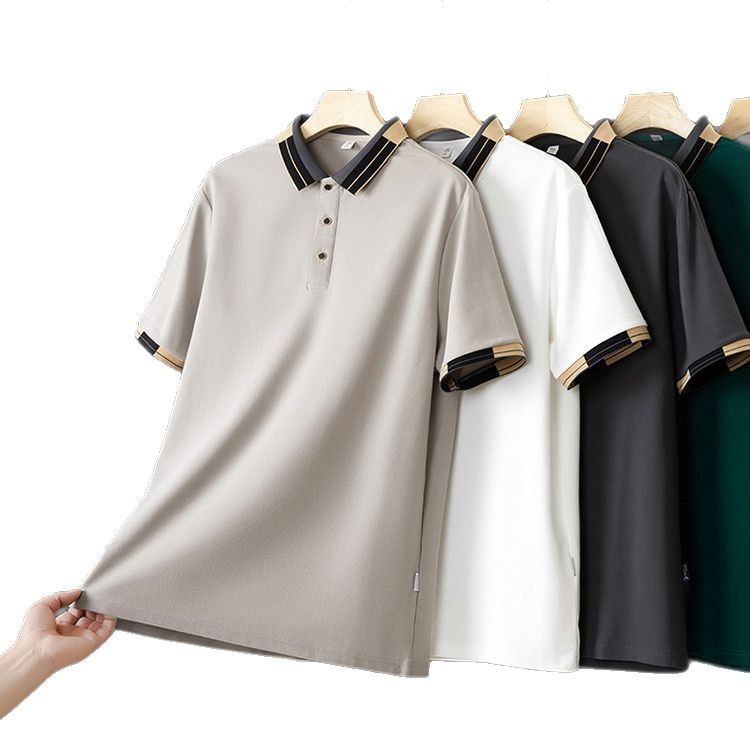 翻領冰絲polo衫